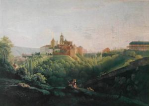 Pohled na Pražský hrad od východu